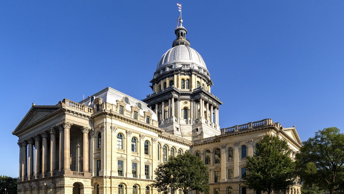 The Illinois State Capitol building